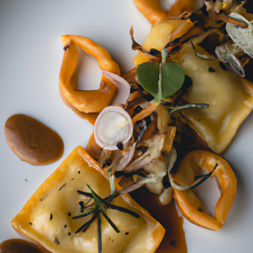 Raviolis croustillants au canard laqué et poireaux