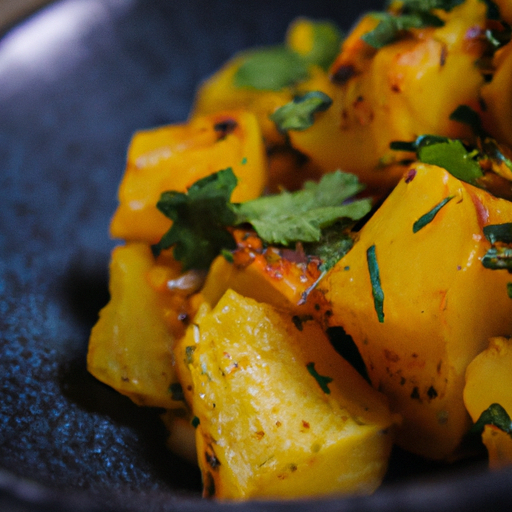 Curry de patates douces à la noix de coco