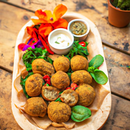 Falafel croustillant à la grenade