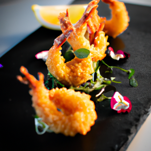 Crevettes croustillantes au sésame et citron vert
