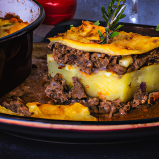 Moussaka aux lentilles et patates douces