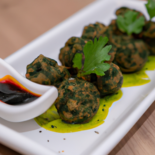 Bouchées croustillantes de lotus sauce au poivre