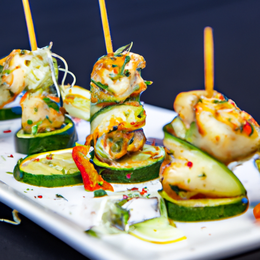 Brochettes de poulet mariné au yaourt et citron vert