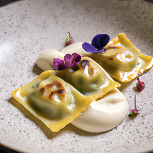 Raviolis croustillants à la truffe blanche
