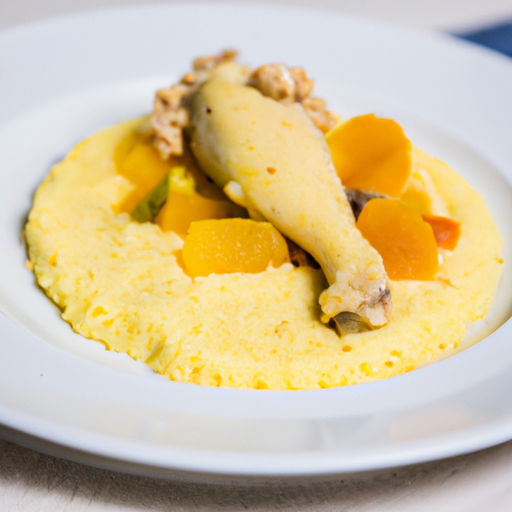 Couscous de poulet aux abricots et aux amandes