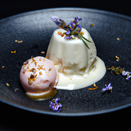 Crème glacée à la lavande et au miel