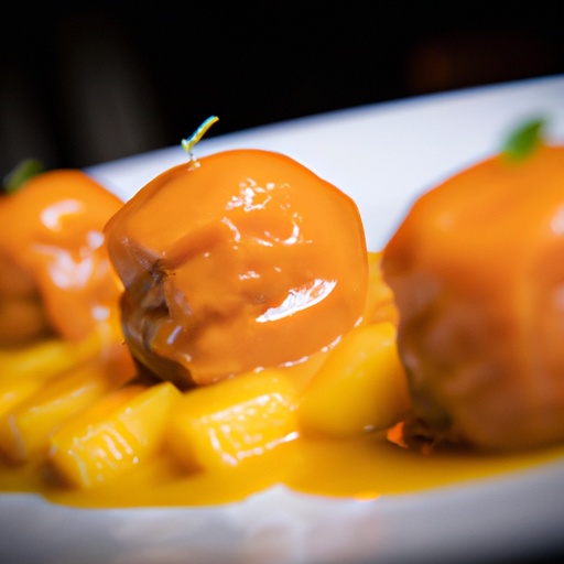 Boulettes de porc caramélisées à l'ananas