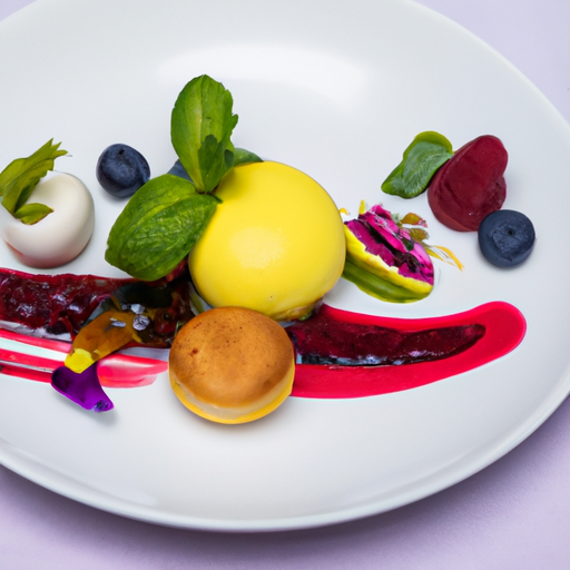 Délice glacé aux fruits exotiques