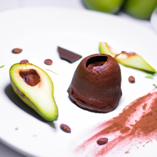 Fondant au chocolat et à l'avocat