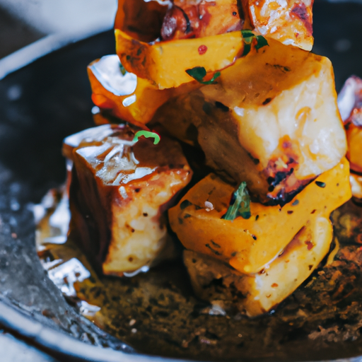 Pavé de patate douce rôti aux épices douces