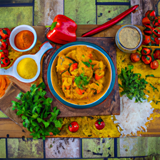 Poulet tikka masala à la mangue