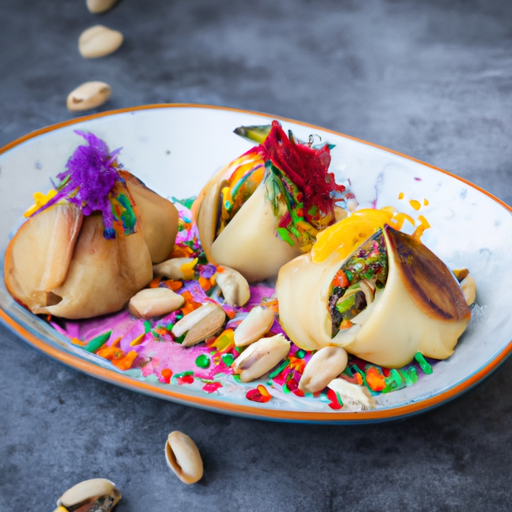 Chaussons libanais au poulet et aux pistaches