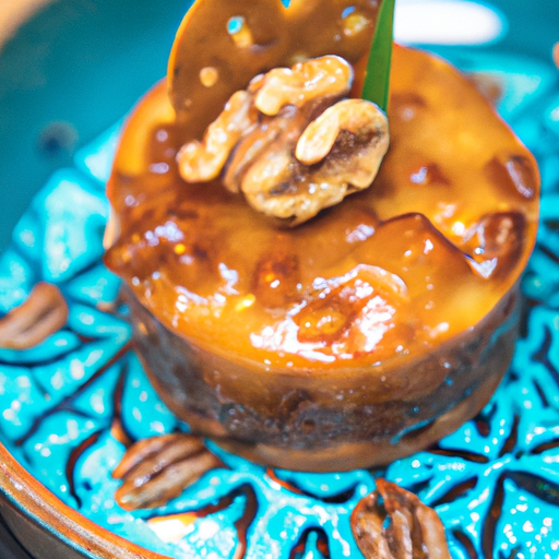 Gâteau de patate douce aux éclats de noix de pécan