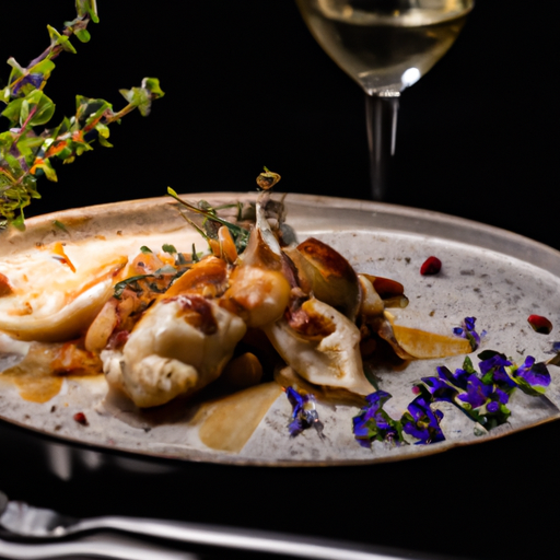 Raviolis croustillants aux champignons sauvages