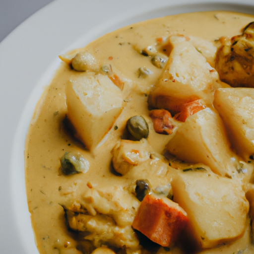 Curry de patates douces au lait de coco et pois chiches