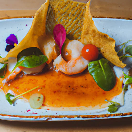 Raviolis croustillants aux crevettes et sauce piquante