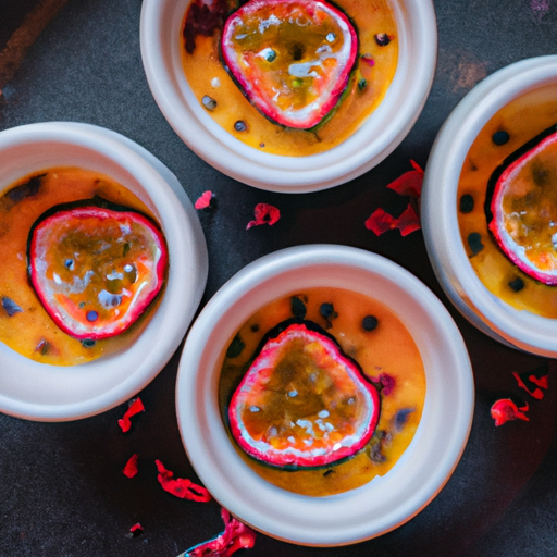Crème brûlée aux fruits de la passion