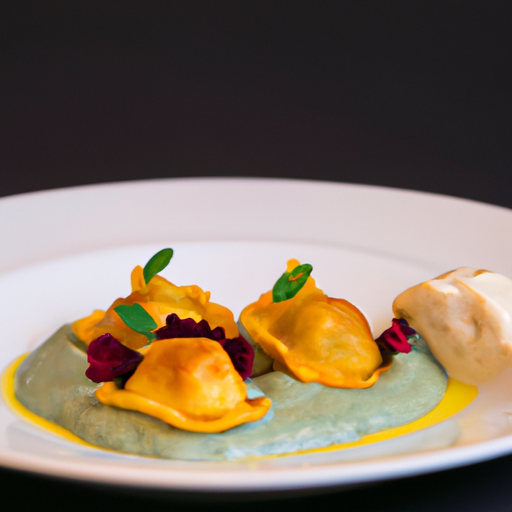 Raviolis croustillants à la ricotta et aux noix