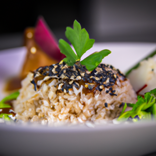 Bol de riz sauté aux légumes croquants et tofu caramélisé