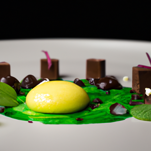 Moelleux passion au basilic et praliné