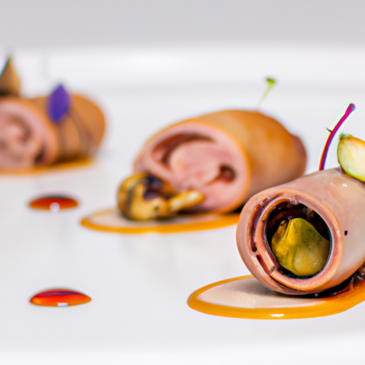 Rouleaux croustillants au confit de canard et figues