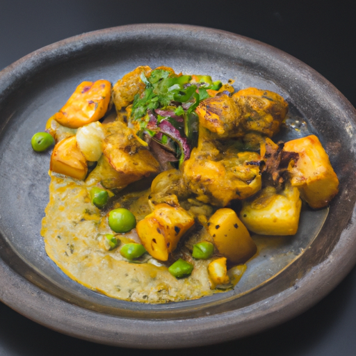 Curry de patates douces et pois chiches aux épices indiennes