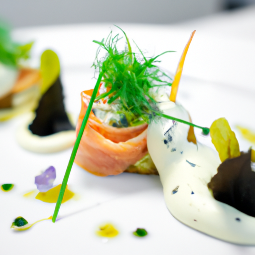 Roulés de saumon fumé au fromage frais et aux herbes fraîches