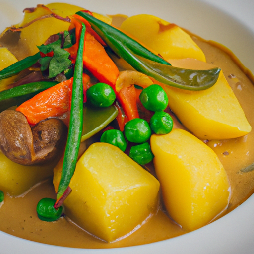 Curry de pois chiches et patates douces à la noix de coco