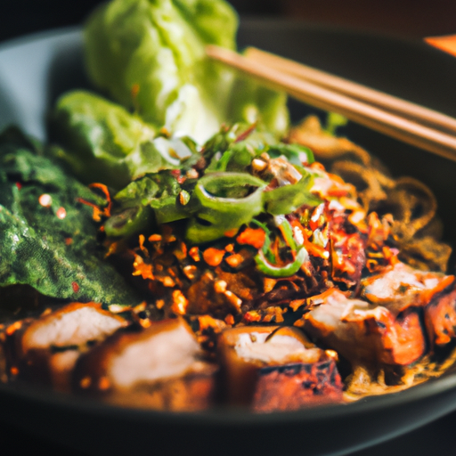 Ramen épicé au porc croustillant