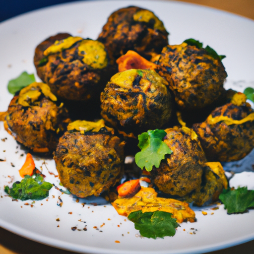 Boulettes de lentilles aux épices indiennes