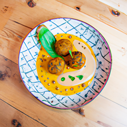 Boulettes de patate douce au curry et à la coriandre