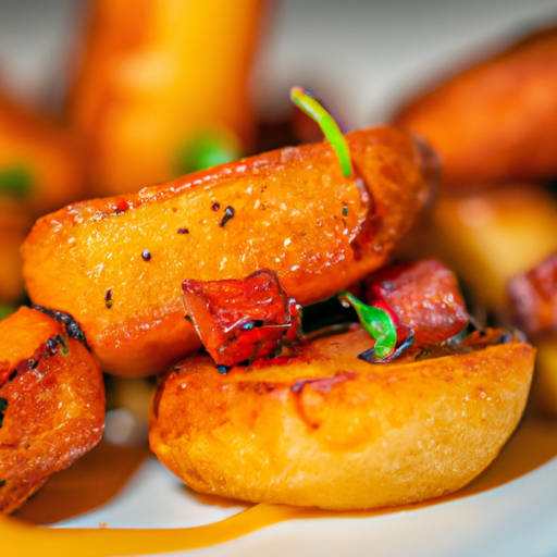 Bouchées croustillantes de patate douce au chorizo