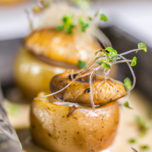 Pommes de terre farcies aux champignons forestiers