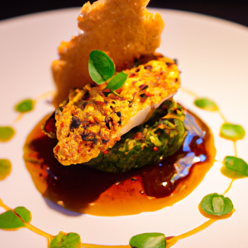 Croustillant de poulet au curry et noix de cajou