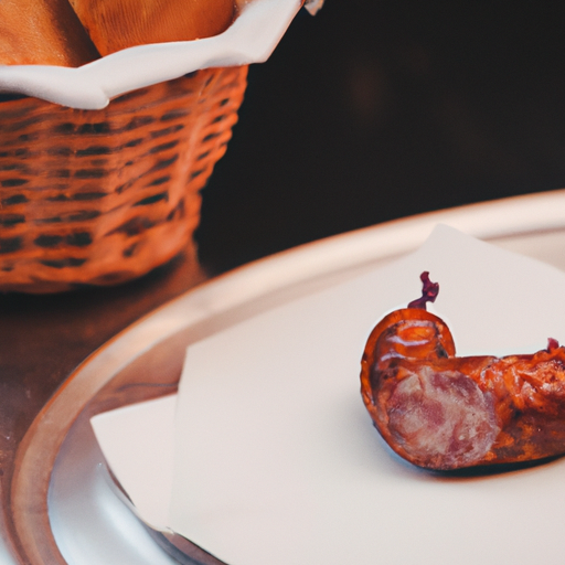 Croustillant de saucisse de Toulouse aux noisettes et pruneaux