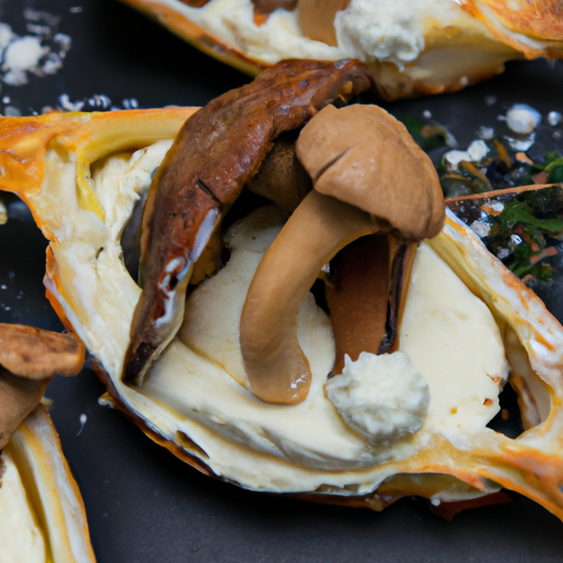 Chaussons feuilletés aux champignons sauvages et truffe