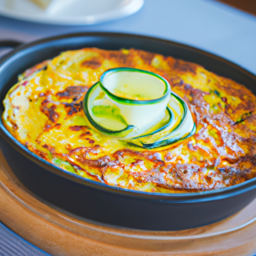 Frittata de courgettes et ricotta