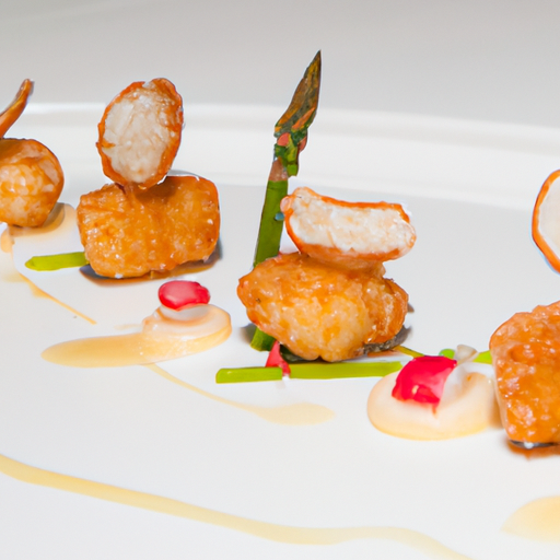 Bouchées croustillantes au crabe et à la mangue