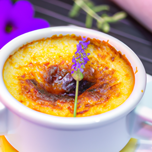 Crème brûlée à la lavande et au miel
