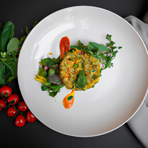 Risotto au pesto de roquette et tomates confites