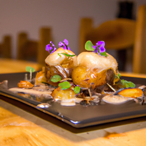 Pommes de terre farcies aux champignons forestiers