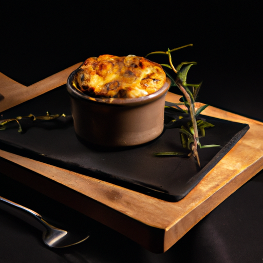 Cassolette de champignons des bois gratinée