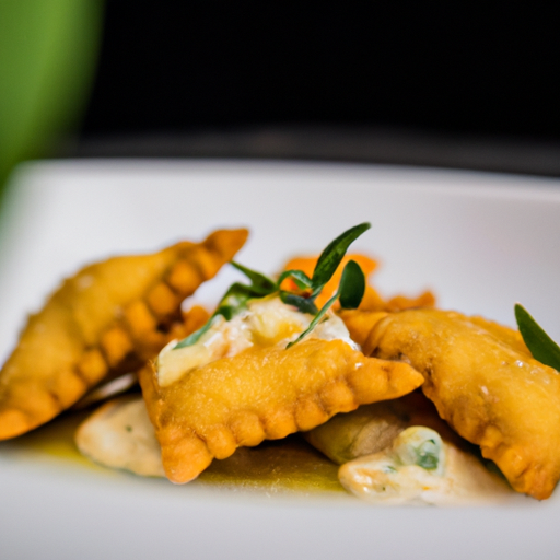 Raviolis croustillants au poulet et à la coriandre