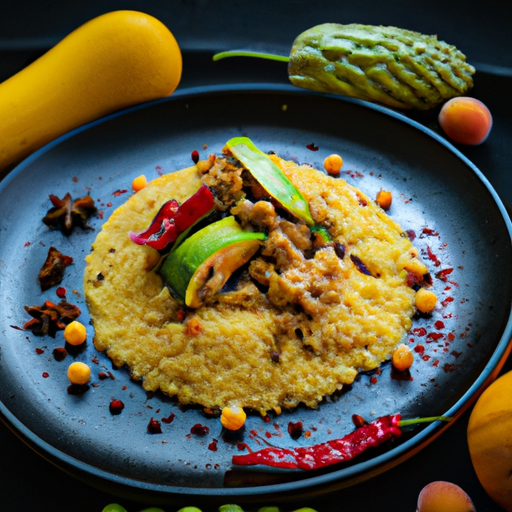 Couscous épicé aux légumes grillés