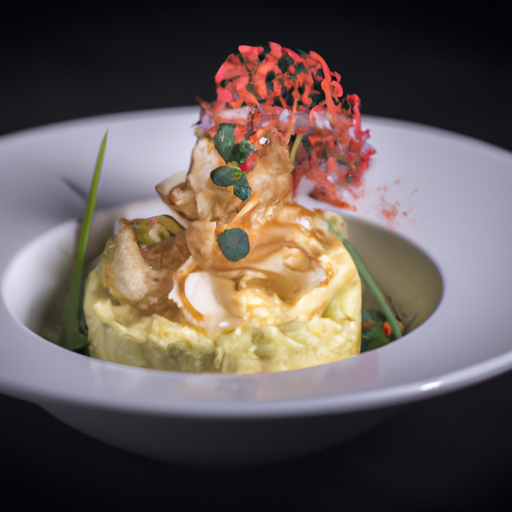 Risotto crémeux aux poireaux croustillants