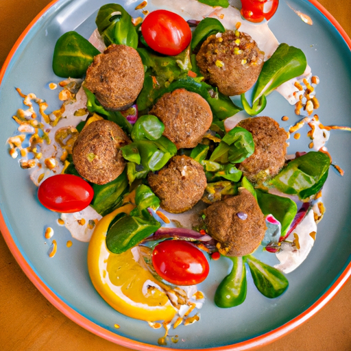 Boulettes de quinoa aux légumes rôtis