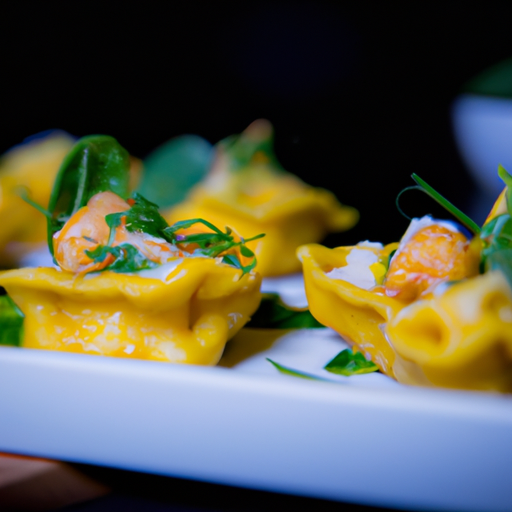 Raviolis croustillants aux crevettes et à la coriandre