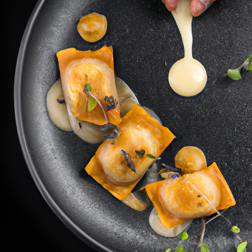 Raviolis croustillants aux champignons sauvages