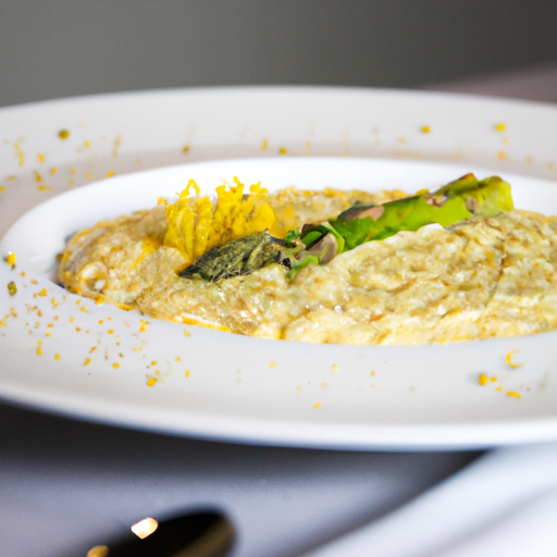 Risotto crémeux aux asperges et mascarpone