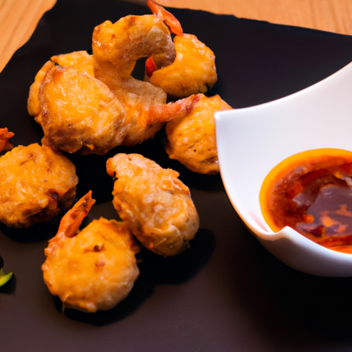 Boulettes de crevettes croustillantes au sésame
